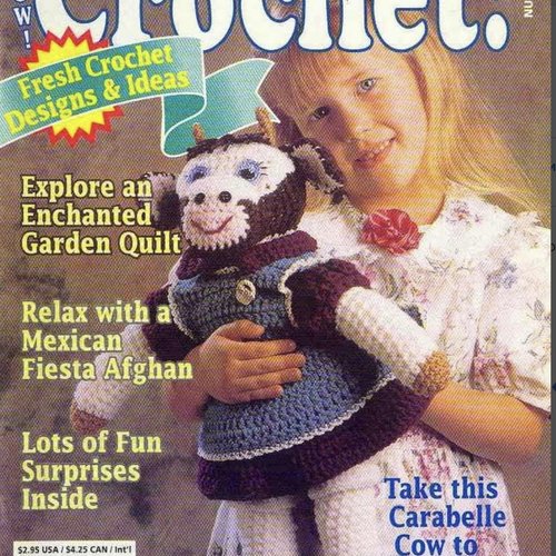 Magazine hooked on crochet ! vintage en pdf. modèles au crochet .patterns, tutoriels anglais  + légende symbole anglaise française