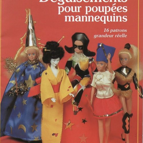 Magazine déguisements au coudre pour poupée,vintage  en format pdf.modeles vêtements pour poupée barbie