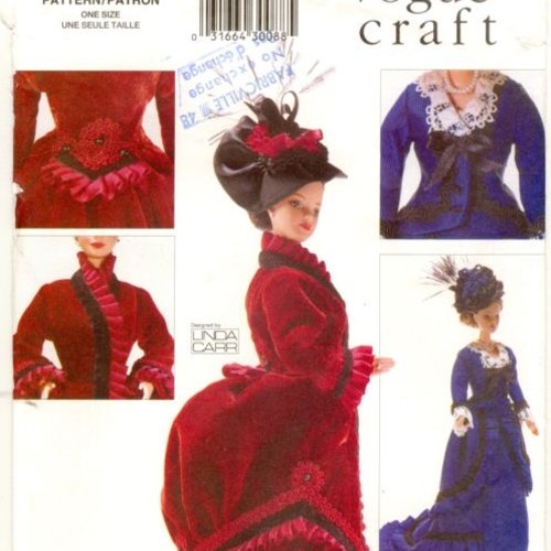 Magazine vogue craft vintage en format pdf modèles robes et accessories barbie ,patron ,tutoriels français,anglais