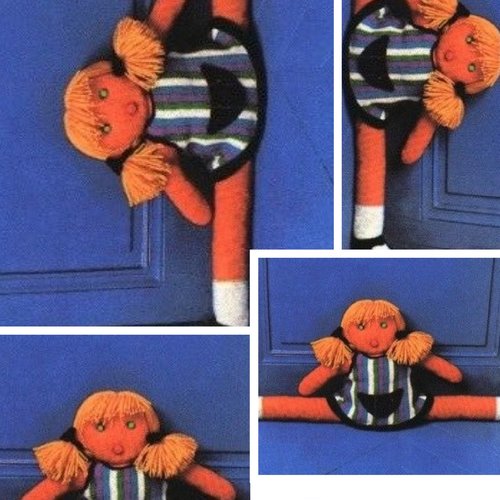 Amigurumi,modèle peluche poupée coupe vent en tricot ,patron avec tutoriels français format pdf