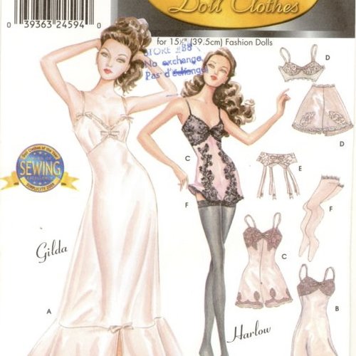 Magazine simplicity vintage en format pdf modèles vêtements barbie,  patron de couture-coupe,tutoriels français,anglais,pdf anglais