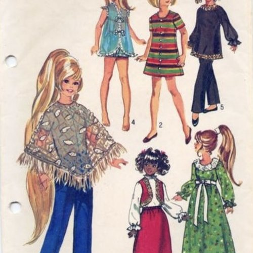 Magazine simplicity vintage en format pdf modèles vêtements barbie,  patron de couture-coupe,tutoriels anglais,pdf anglais