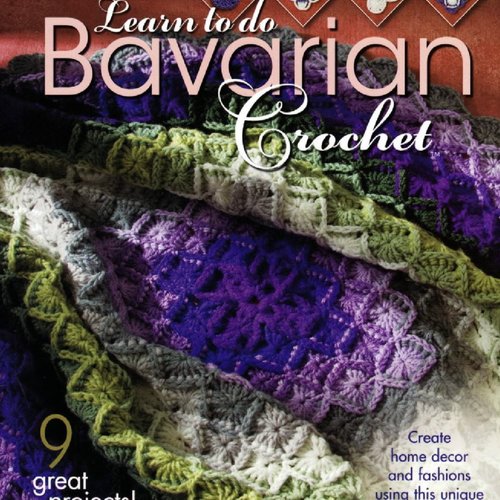 Magazine bavarian crochet vintage en pdf. modèles au crochet .patterns, tutoriels anglais  + légende symbole anglaise française