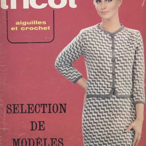 Vintage ans70. grande magazine « votre tricot « en format pdf.