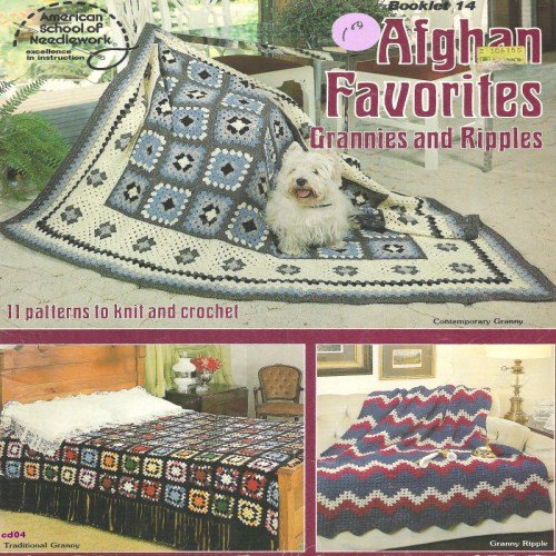 Magazine afghan favorites .vintage en pdf. modèles couvertures au crochet .patterns, tutoriels anglais format pdf