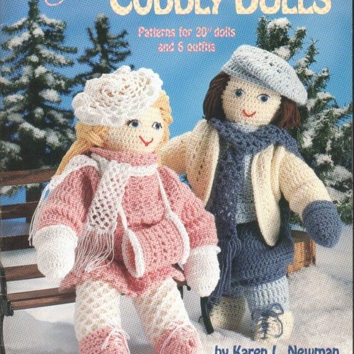Vintage ,magazine cuddly dolls en pdf. modèles poupées avec ses vêtements au crochet .patterns, tutoriels anglais format pdf