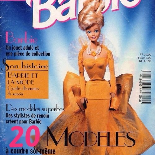 Magazine burda spéciales pour barbie,vintage  en format pdf. 20 modeles vêtements pour poupée barbie