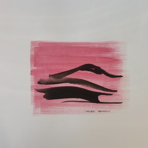 Encre de chine n°97, "mes montagnes"