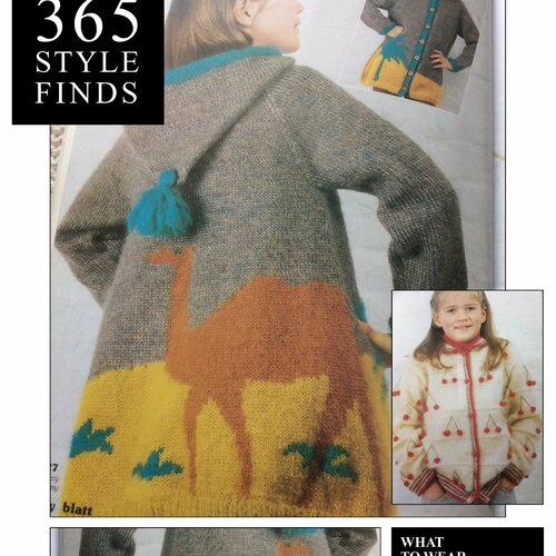 Vintage petite livre -patrones en pdf. 2 modeles pour princesse,( manteau et gilet ) en tricot,tutoriels en français