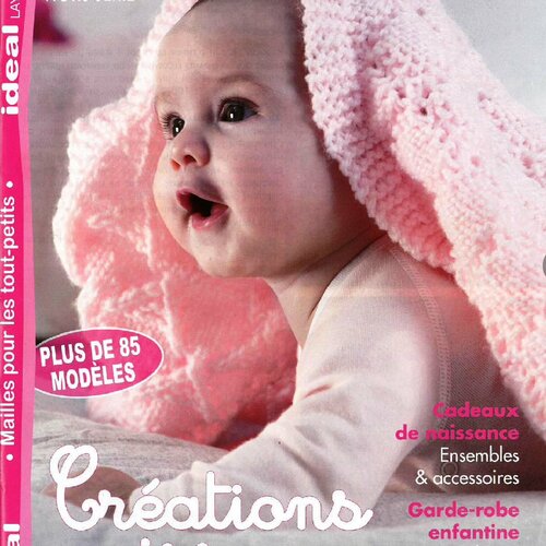 Magazine vintage « idéal » français en format pdf .modèles (85)pour bébé ,patrons, tutoriels en français.