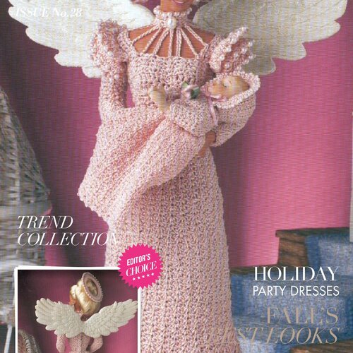 Modèle robe chic,robe et accessoires poupée barbie au crochet.pattern, tutoriels anglais en format pdf