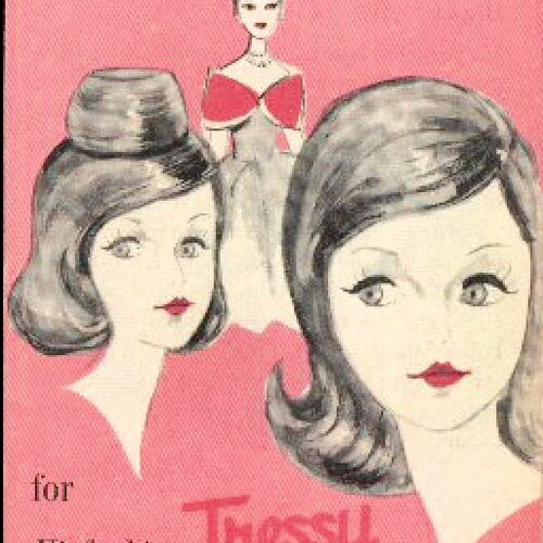 Magazine vintage ans 60. modèles  coiffeur pour poupée barbie,instruction ,explication en anglais,format pdf