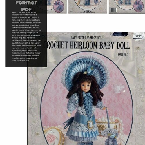 Offre spéciale : modèles robe et accessoires bébé  barbie au crochet.pattern, tutoriels anglais en format pdf
