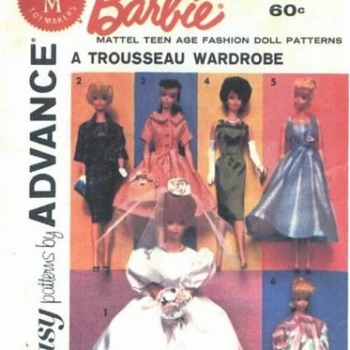 Magazine vintage pour couture barbie en format pdf . patterns,tutoriels anglais