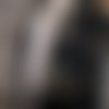 Snood 2 faces jersey motifs africains fond noir et crèpe de soie beige - a voir 