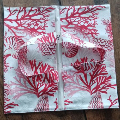 Sac à tarte motif coraux