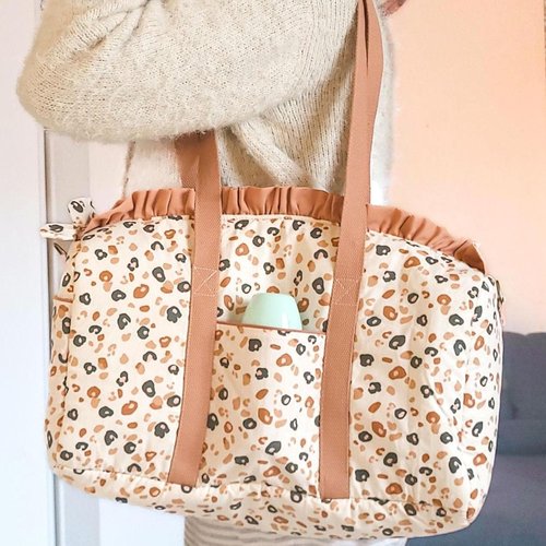 Sac à langer léopard | grand sac maternité bébé | sac maman bébé |cadeau naissance