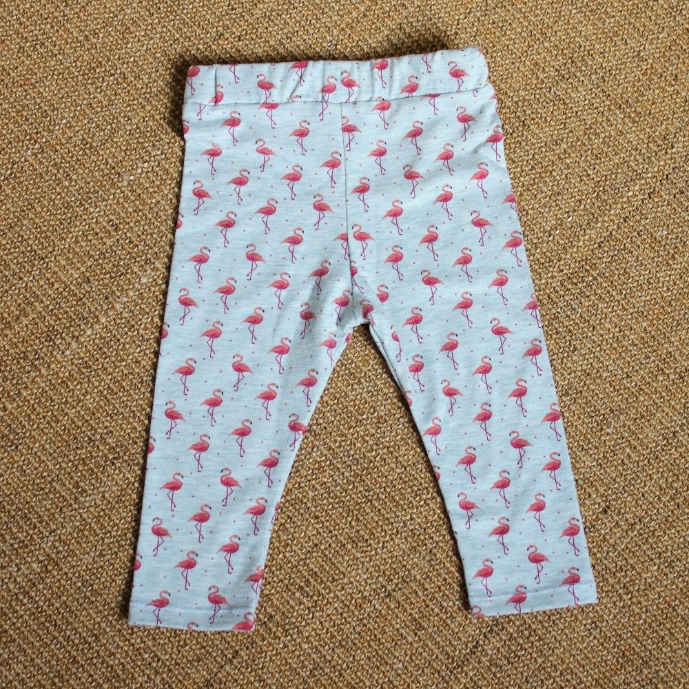 Leggings Flamands Roses Jersey Oeko Tex 100 18 Mois Cadeau Naissance Bebe Fille Fille Pantalon Pantalon Bebe Un Grand Marche