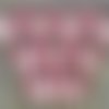 12 toppers - thème hibou fuchsia 5.5cm sur tige 