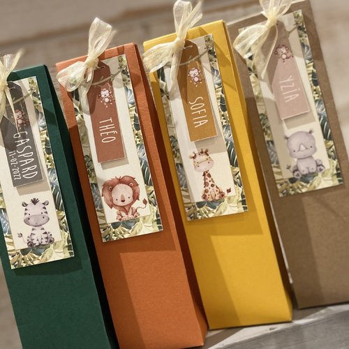 Boîte à dragée gabin - couleurs au choix - baptême / mariage Boîte à dragée gabin - couleurs au choix - baptême / mariage