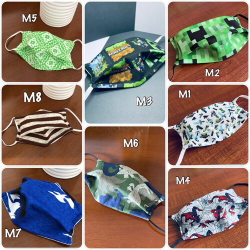 Masque enfant minecraft, masque enfant pikachu, masque enfant one piece… 3 épaisseurs tous les modèles sur ateliersdisa