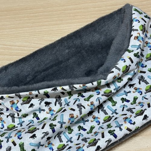 Snood garçon polaire minecraft - ateliersdisa