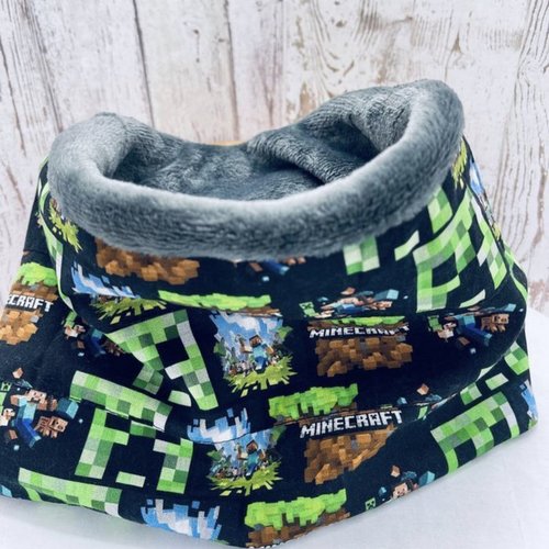 Snood garçon polaire minecraft - ateliersdisa