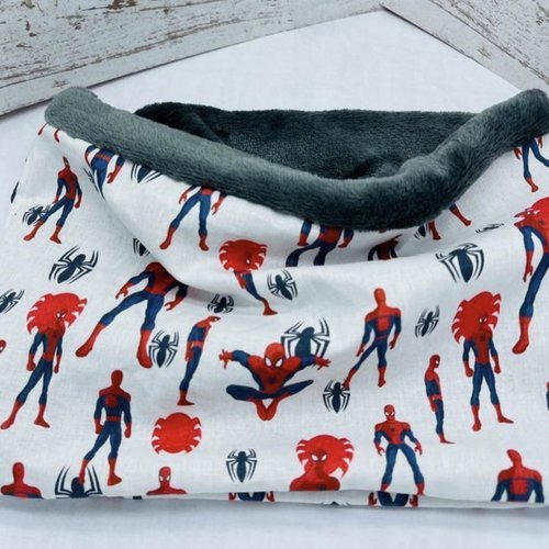 Snood garçon polaire spiderman marvel - ateliersdisa