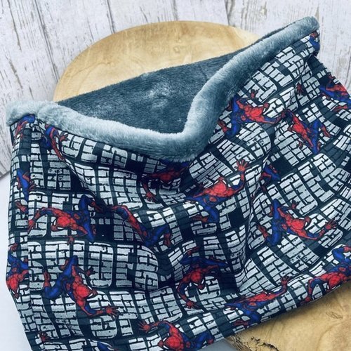 Snood garçon polaire spiderman marvel avengers - ateliersdisa