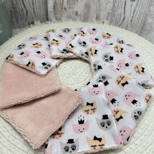 Lingettes lavable motifs lilo et stitch disney à partir lot de 8 - ateliersdisa