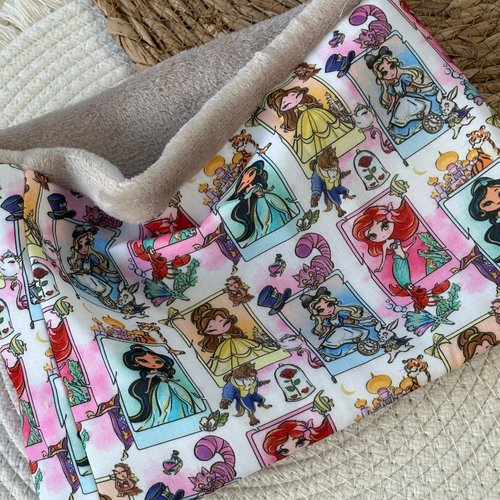 Snood fille princesses disney en polaire - ateliersdisa