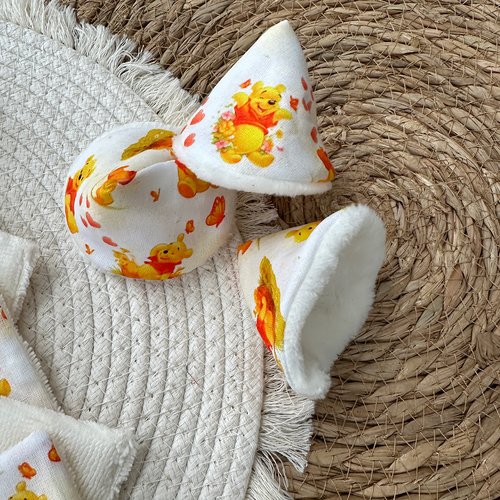 Tipi pipi bébé garçon motifs animaux savane – cône pare pipi lavable en coton – accessoire change bébé pratique et écologique