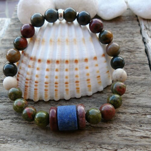 bracelet homme unakite bracelet homme unakite
