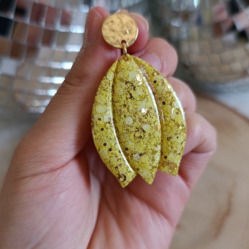 Boucles d'oreilles _ lizie _ fleur