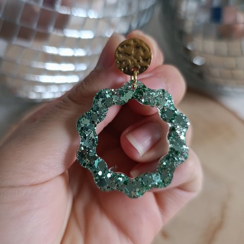 Boucles d'oreilles _ billie _ rondes creuses
