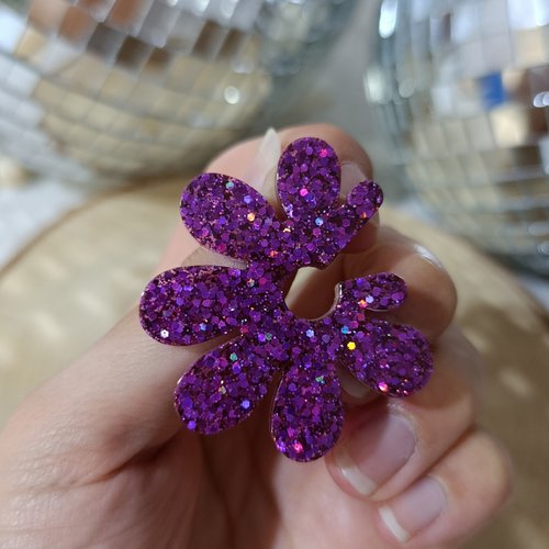 Boucles d'oreilles _ salomé _ maxi fleur