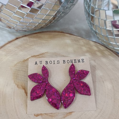 Boucles d'oreilles _ lola _ nymphéa