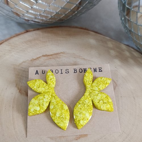 Boucles d'oreilles _ lizie _ nymphéa