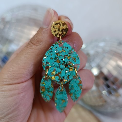 Boucles d'oreilles _ océane _ bohème