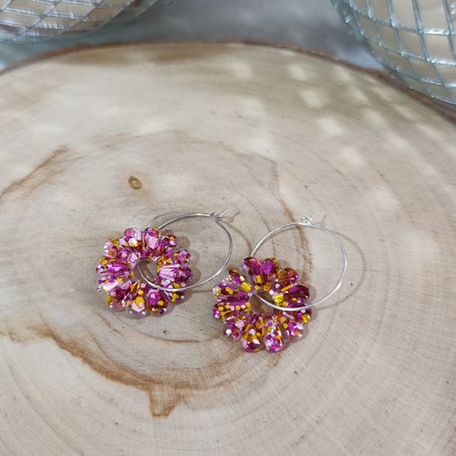 Boucles d'oreilles _ tallulah _ fleurs