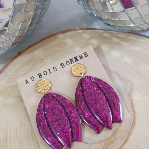 Boucles d'oreilles _ lola _ fleur