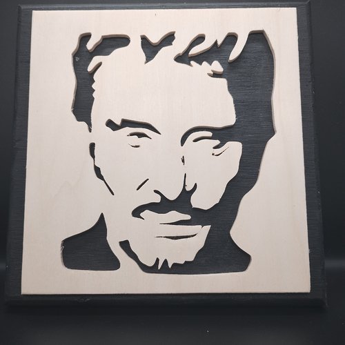 Tableau en bois jonnhy