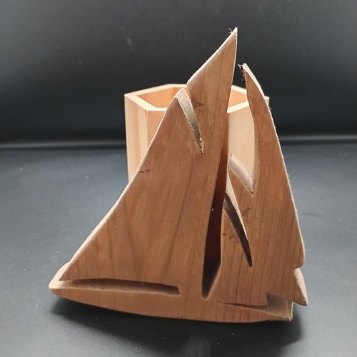 Pot a crayons bateau/voilier