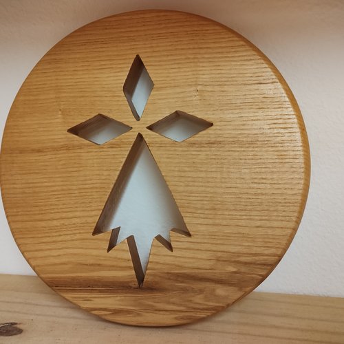 Dessous de plats hermine en frene plivier