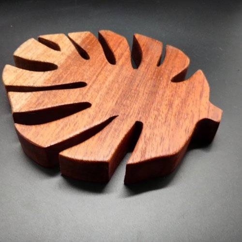 Dessous de plats feuille en sipo