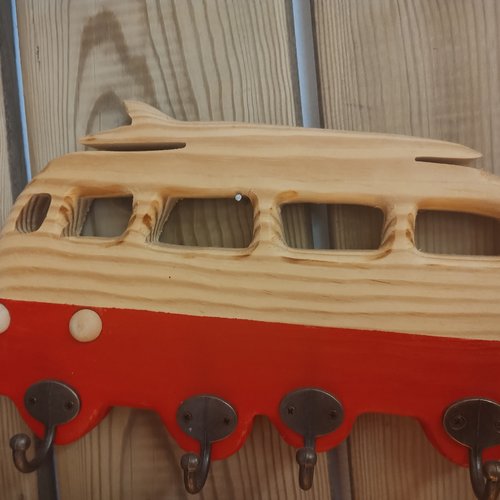 Accroche-clés mural combi, camion, véhicule