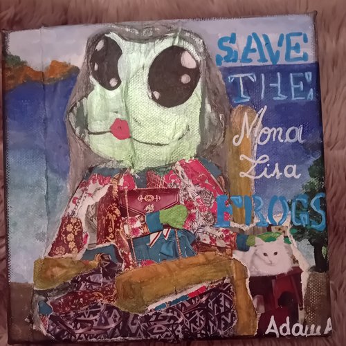 Mona lisa frog