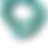 10 perles nuggets, howlite teintées turquoise, 12x16 mm
