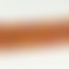 10 perles rondes agate, electoplated, dark orange, 10 mm