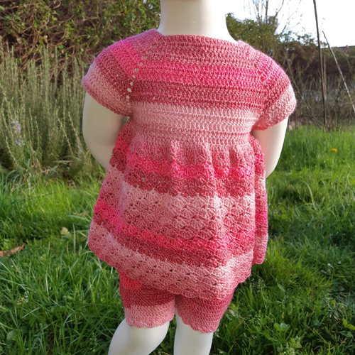 Ensemble robe & short bébé